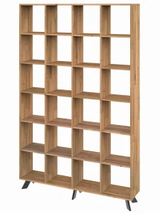 Regał dębowy LOFT TOLEDO BOX H6S4