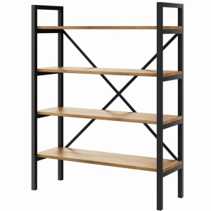 Regał MEDIUM na książki LOFT 130 x 60-160 x 30 cm D4