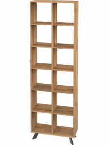 Regał dębowy LOFT TOLEDO BOX H6S2