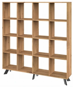 Regał dębowy LOFT TOLEDO BOX H4S4